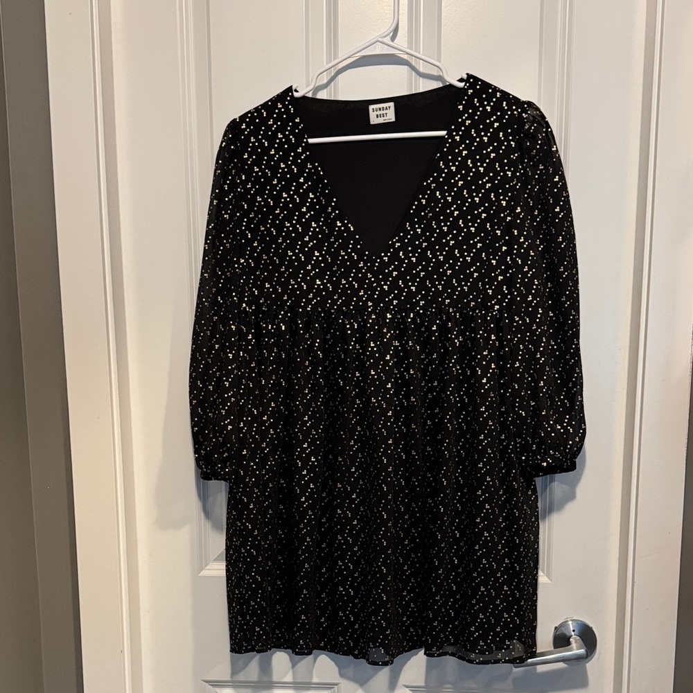 Black and gold Women's dress